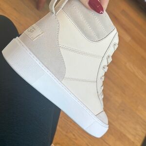 UGG Women's Cream High-Top Sneakers